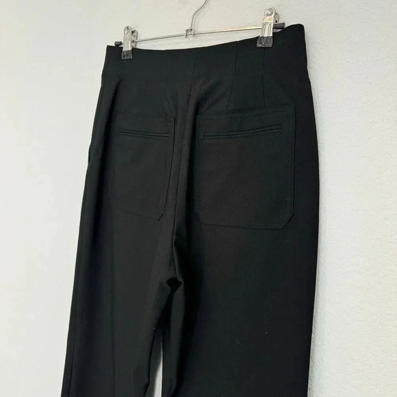 A.L.C Pants Straight Leg Black Size 4 High Rise Old Money - Picture 8 of 12